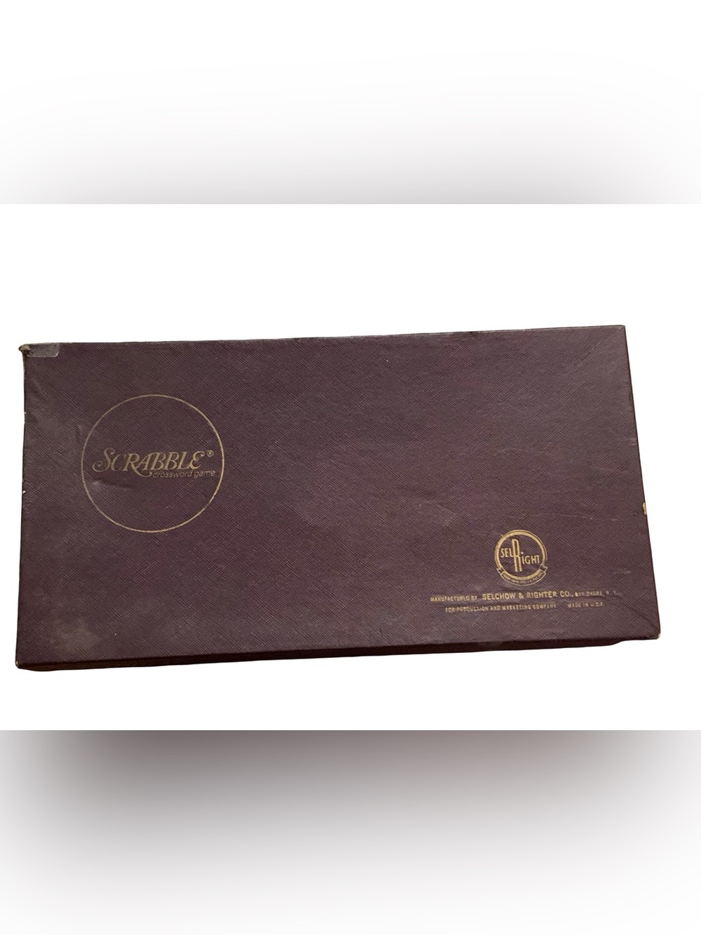 Vintage SCRABBLE Crossword Game By Selchow & Righter Co. 1953‎